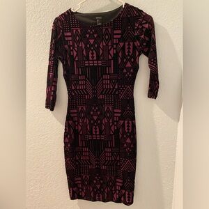 Forever 21 Body Con Velvet Dress